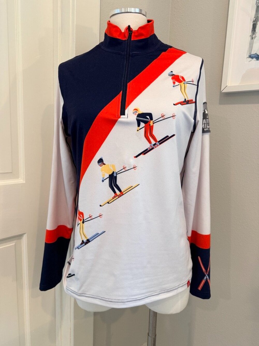 Krimson Clover 1/4 zip Midlayer Top size M